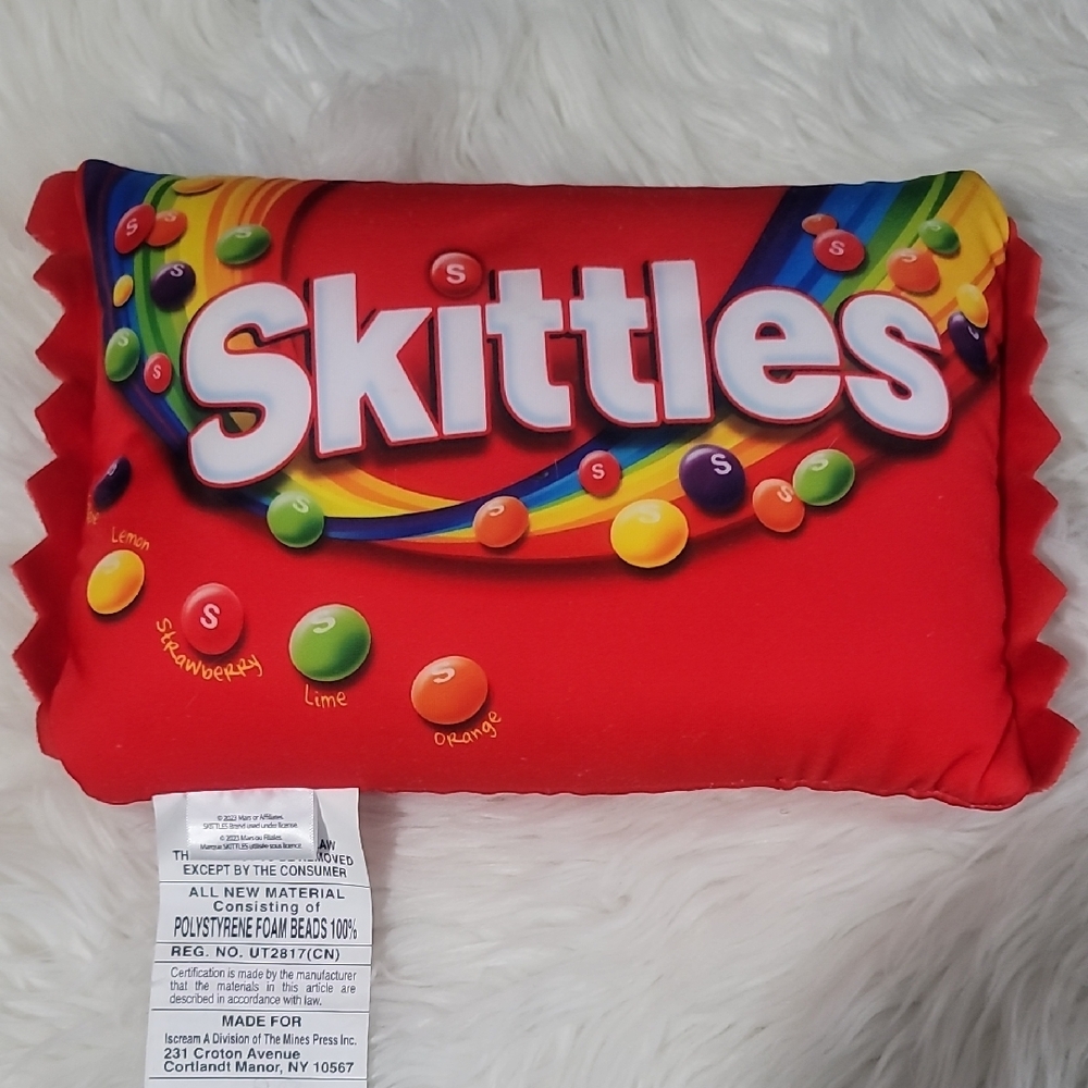 Skittles Red Pillow